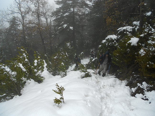 Ascenso sierra de Gavín - Pueblos del Sobrepuerto