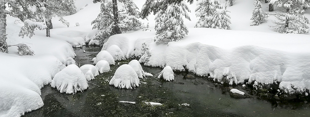 Punto de Nieve Santa Inés - Laguna verde 