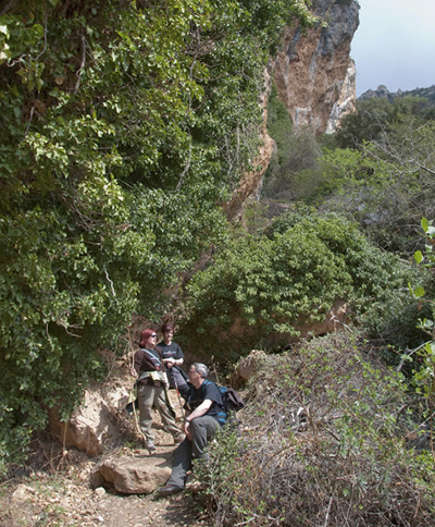 Sendero en el barranco