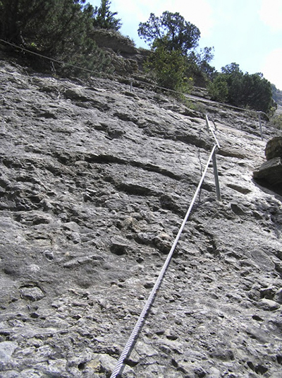 Tramo con sirga san martin de Valdonsera