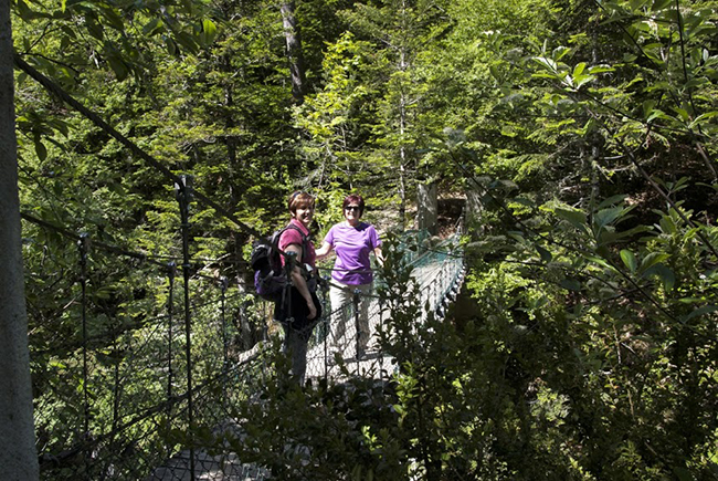 Puente colgante Burguil - Valle de Ordiso