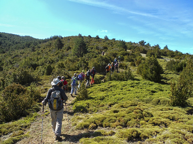Ascenso al collado Ascenso al collado