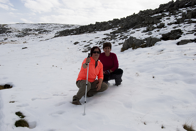 Primeras nieves en el Pico Mondoto