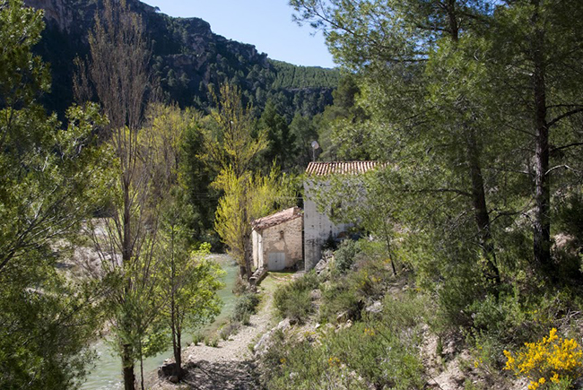 Central eléctrica rio Guadalope