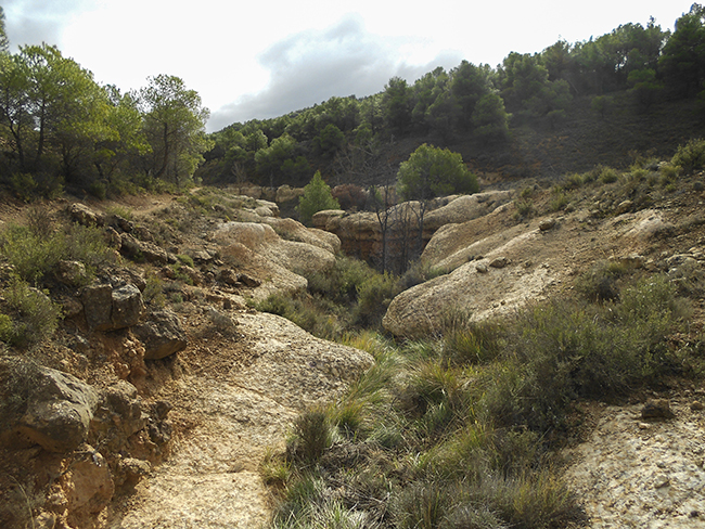 Incio del Barranco del Salto - Armantes